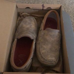 Twisted X dusty Tan mocassin Wonens sz 7